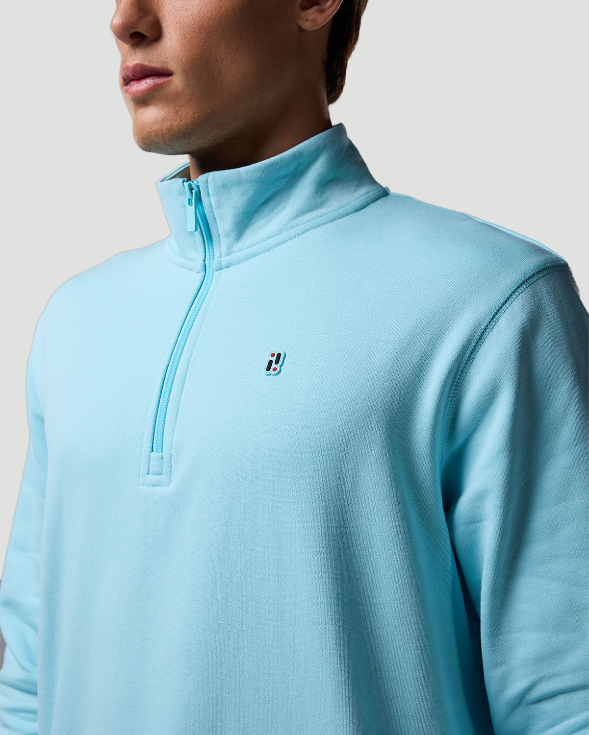 Suéter de Cuello Alto con Cremallera Media para Hombre-ATOMIZADOR image number 4
