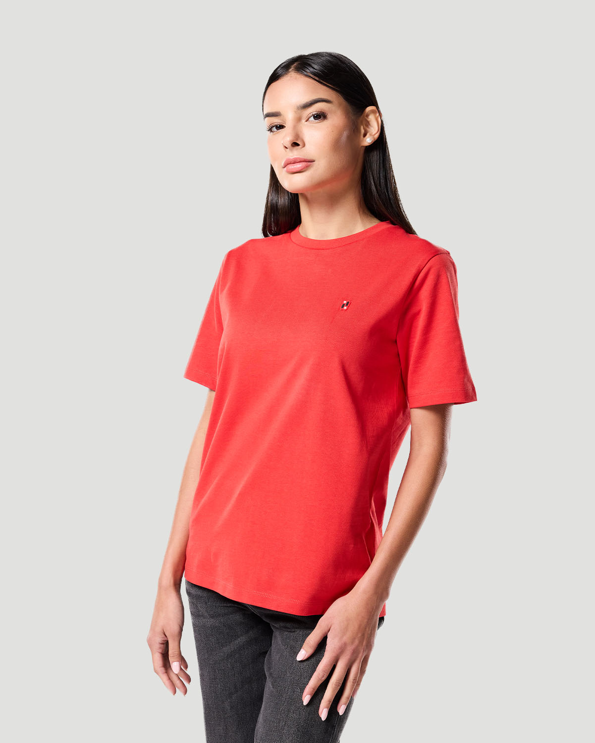 Camiseta Básica para Mujer-TOMATE image number 3