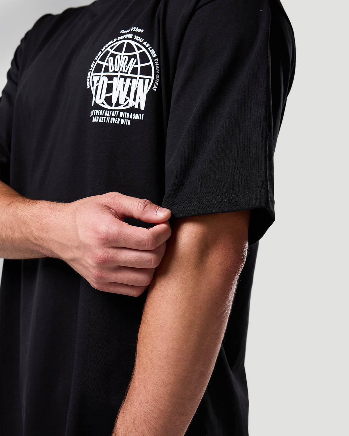 Camiseta Gráfica para Hombre-NEGRO AZABACHE image number 5