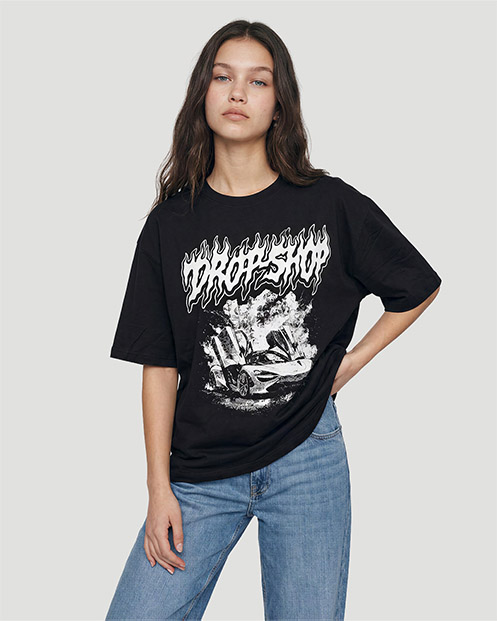 PLAYERA MCLAREN - NEGRO