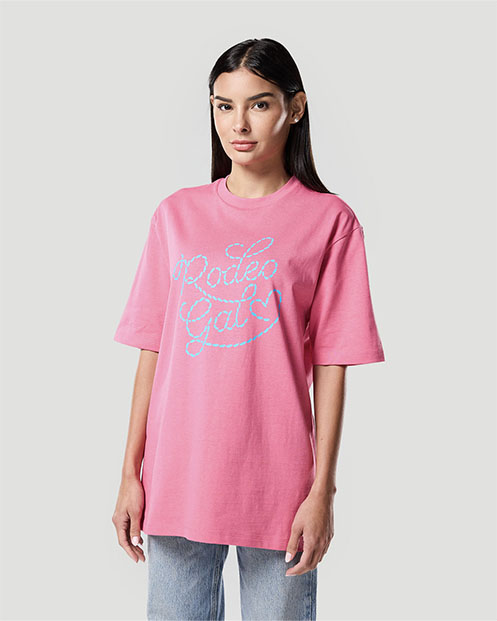 Camiseta Gráfica para Mujer-ROSA FANDANGO