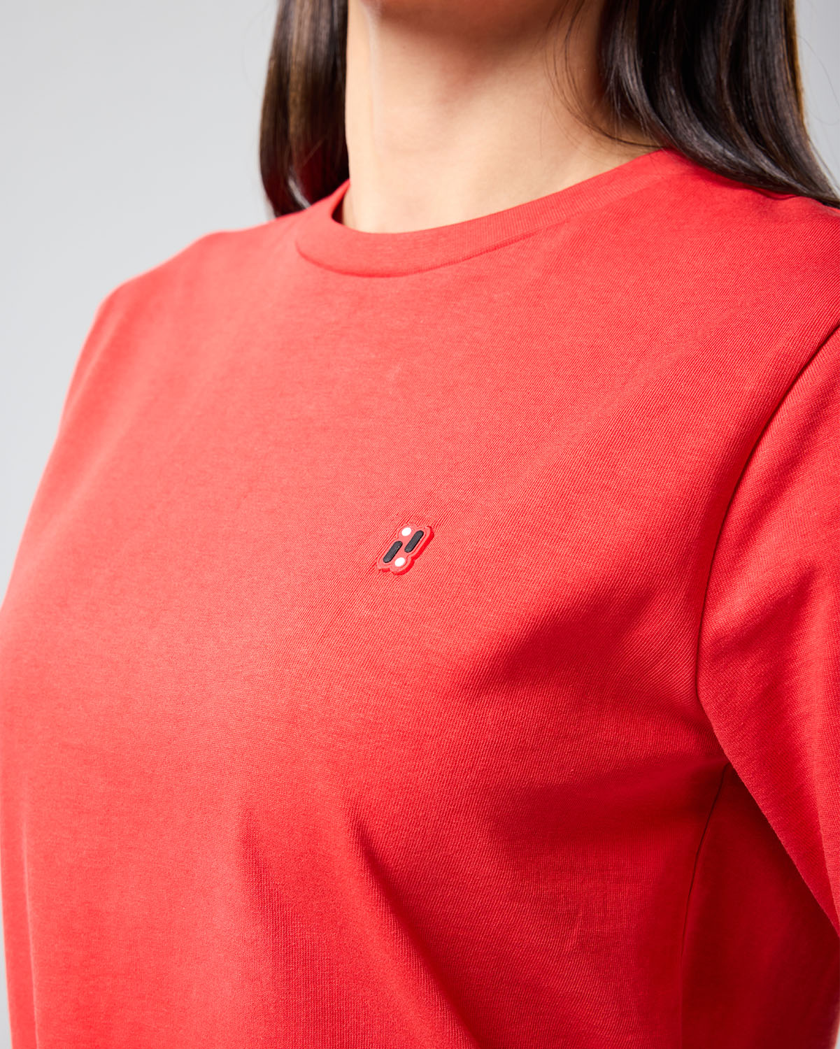 Camiseta Básica para Mujer-TOMATE image number 4