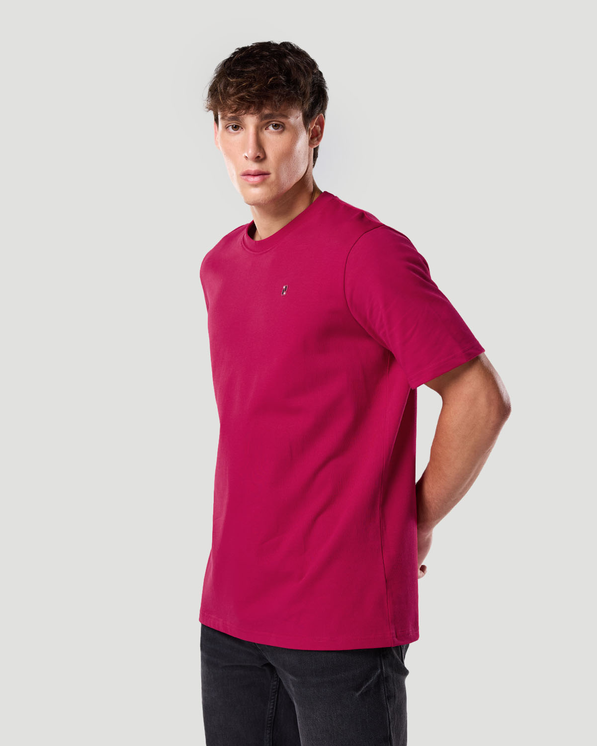 Camiseta básica para Hombre-CEREZA image number 3