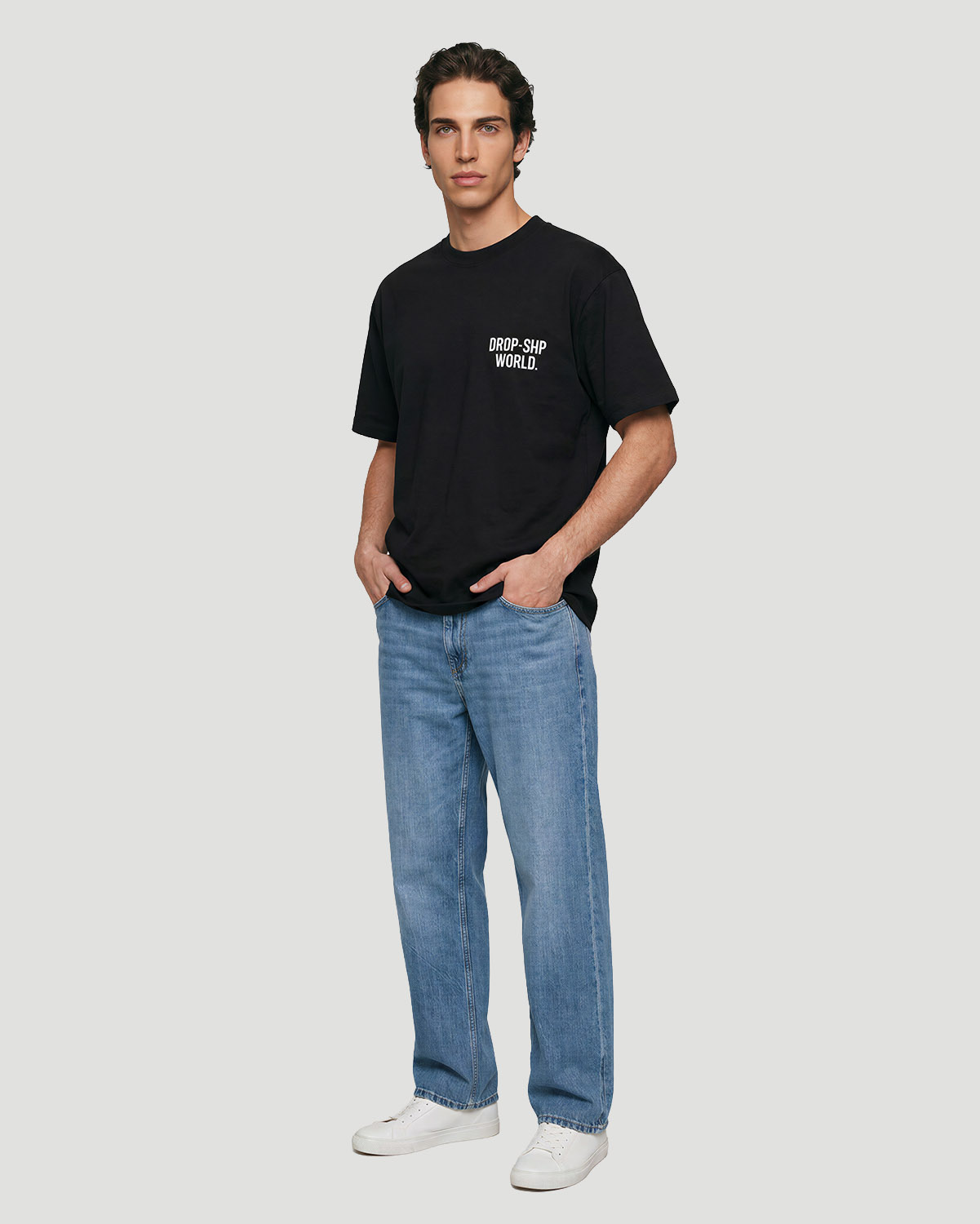 PLAYERA WORLD - NEGRO image number 3