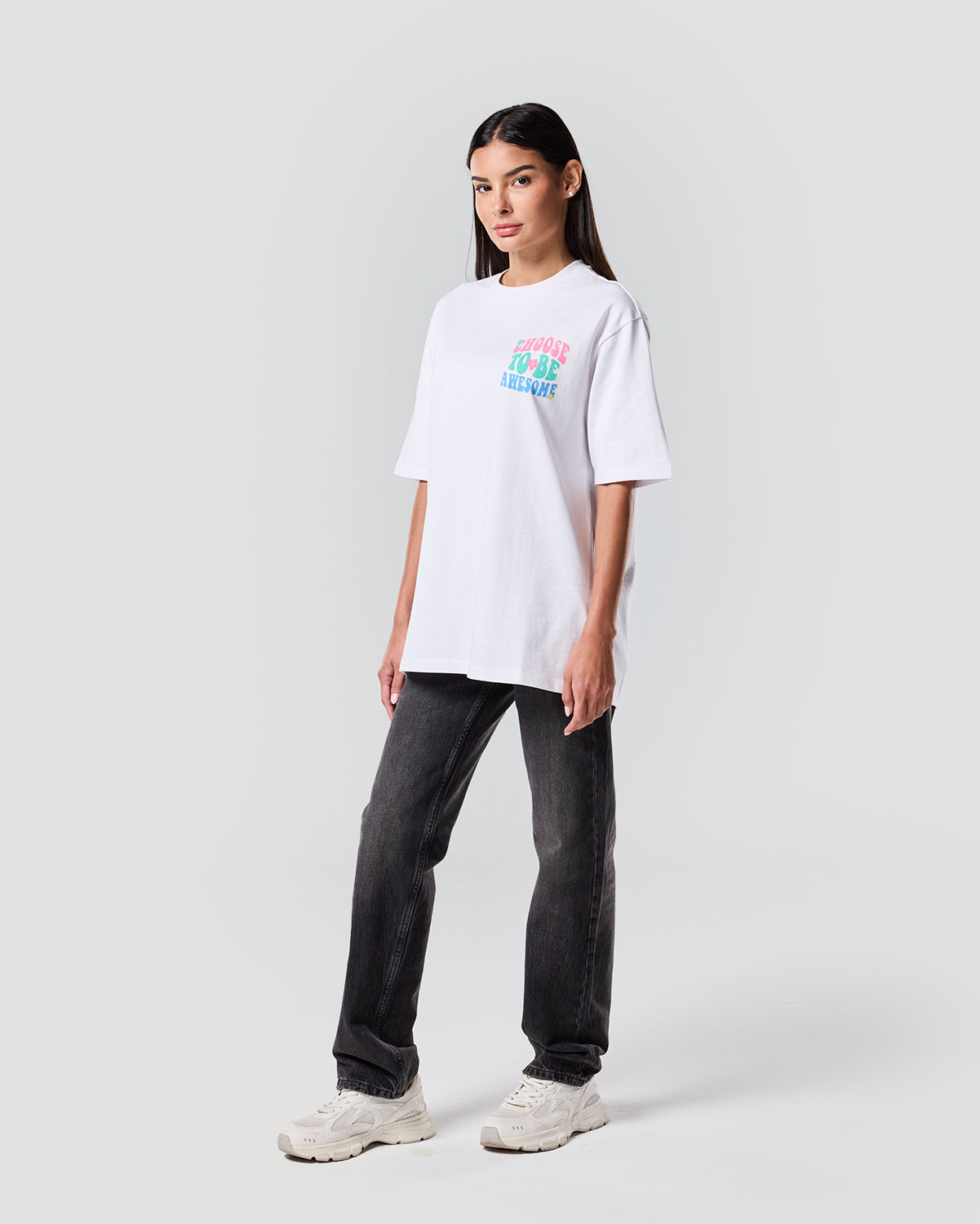 Camiseta Gráfica para Mujer-BLANCO image number 1