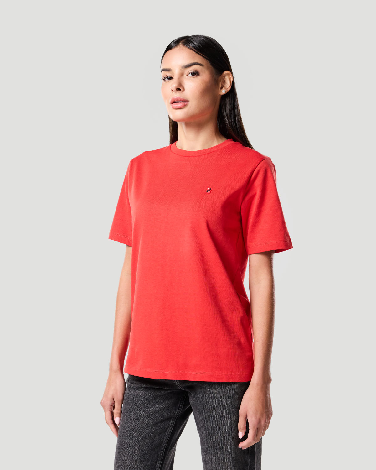 Camiseta Básica para Mujer-TOMATE image number 2