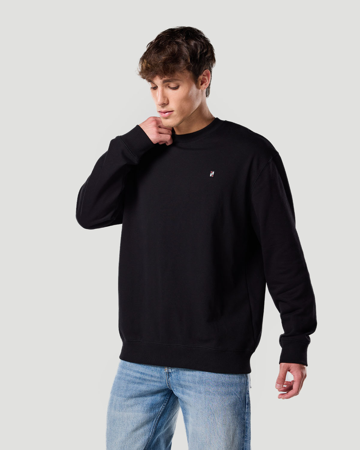 Sudadera para Hombre-NEGRO AZABACHE image number 2