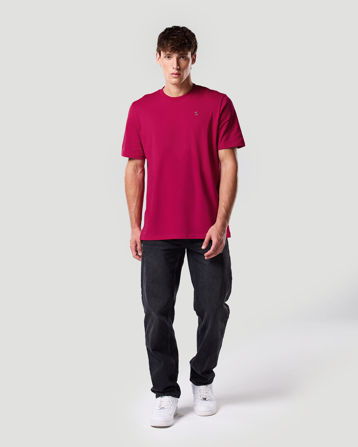 Camiseta básica para Hombre-CEREZA image number 0