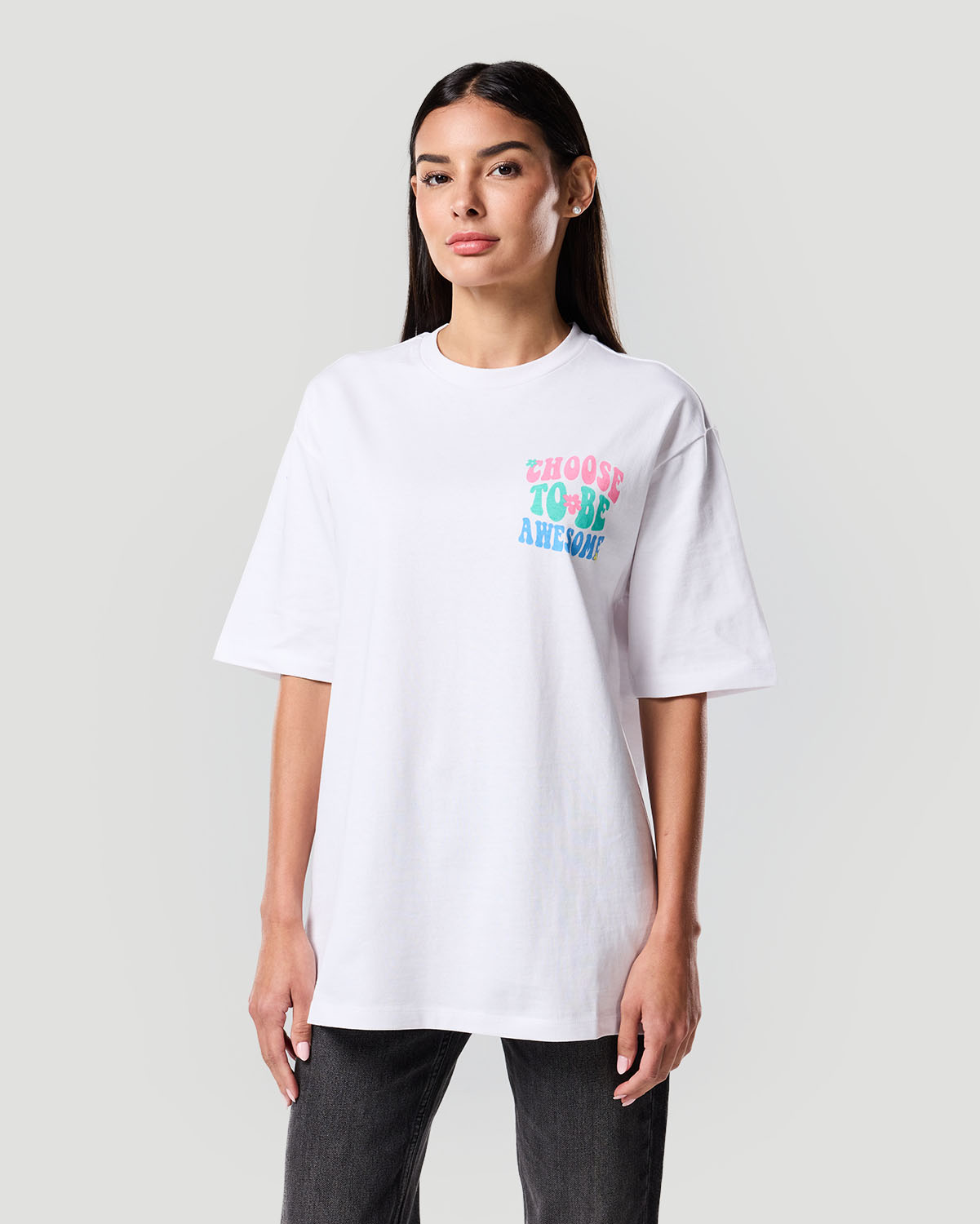 Camiseta Gráfica para Mujer-BLANCO image number 3
